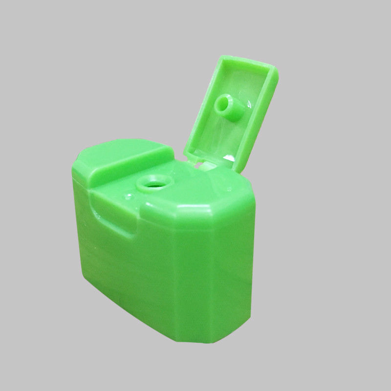 Rectangle Green Flip Top Dispensing Caps 16 Mm Neck Size Long Life Span supplier